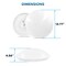 Luxrite 14 Inch LED Flush Mount Light 5CCT 2700K-5000K 25W 1875LM Dimmable Damp Rated Energy Star ETL LR23162-1PK - alternate 8